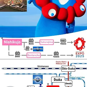 アパート （日本中から大阪いらっしゃい２０２２）usjまで2駅 ティファニーブルーのかわいいお部屋 In Sakura 日本